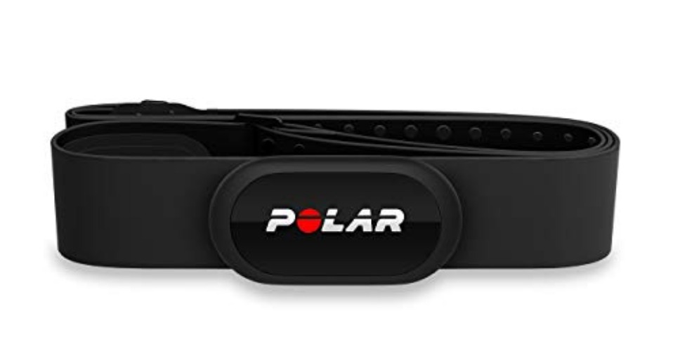 Polar H10 Heart Rate Monitor, Bluetooth HRM Chest Strap - iPhone & Android Compatible - Black - M-XXL