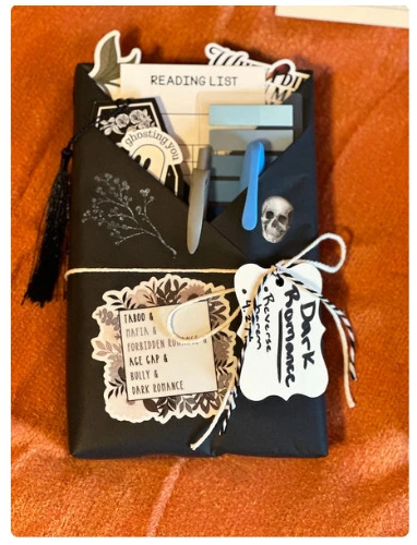 Blind date with a book.