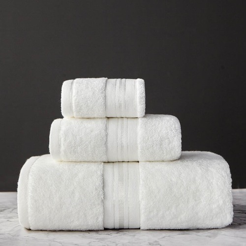 Egyptian Cotton Towels - White / Towel Set