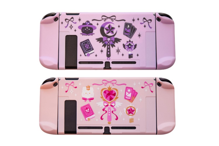 Cute Magician Soft Matte Case for Regular Switch | Pink Magician