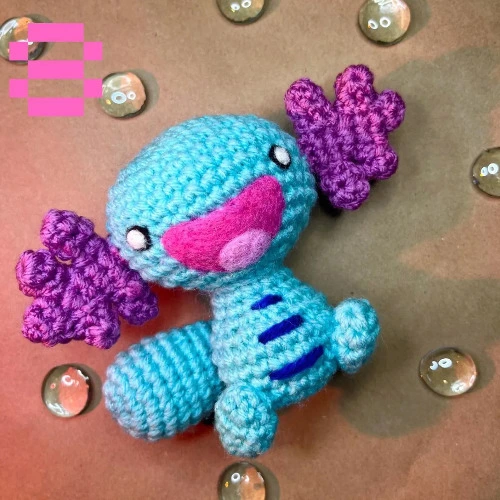 Amigurumi Crochet Wooper Plush by TKOCrochet