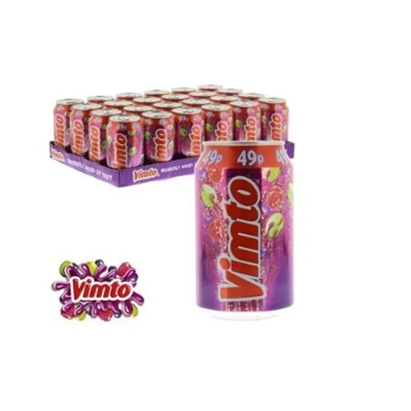 Vimto Fizzy Drinks 24 x 330ml Cans