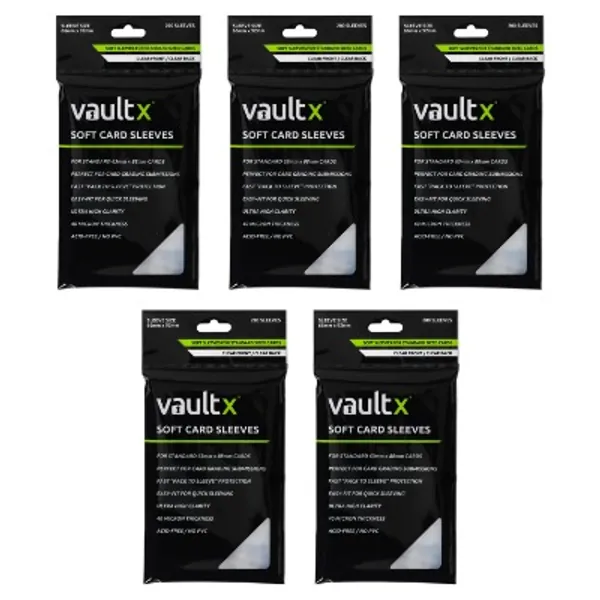 Vault X Soft Trading Card Sleeves (1000 Pack)