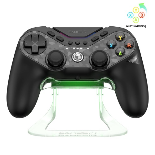 GameSir Tarantula Pro Wireless Controller for Switch/PCOS/Android with Charging Dock, Bluetooth 2.4G Wired Controller with Anti-Drift TMR Sticks, 9 Mappable Buttons, RGB Lighting,1200mAh, ABXY