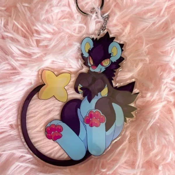 Luxray Acrylic Charm | Etsy UK