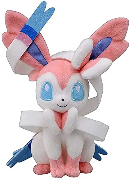 Evedaily 20CM Plush Toy Eevee Sylveon Plush Dolls Kawaii Cartoon Movie Anime Stuffed Anniversaire Peluche Girl Kids Toys Gift