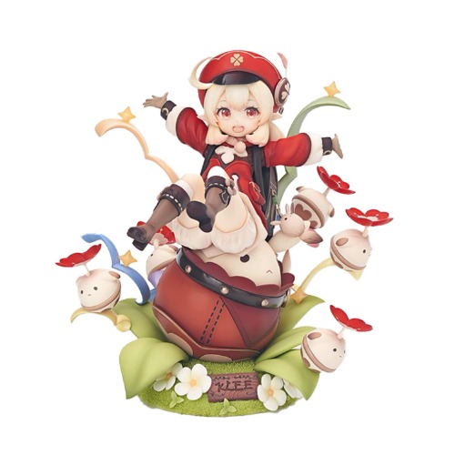 Genshin Impact Klee Knights of Favonius Ver. 1/7 Offical Figure-20 cm Genshin Impact Figur Merch PVC-kollektionsmodell