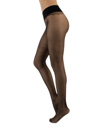 CALZITALY Kvinnor Sömlös Velated Strumpbyxor