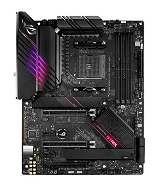 ASUS ROG Strix B550-XE Gaming WiFi Mainboard Sockel Ryzen AM4 (ATX, AMD B550, PCIe 4.0, WiFi 6, SATA 6Gbit/s, USB 3.2, Aura Sync)