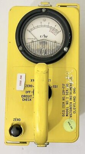 Victoreen Instrument Company CDV-717 Geiger Counter Civil Defense Radiation  | eBay