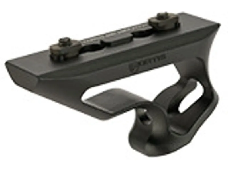 PTS Fortis Shift CNC Machined Billet Aluminum Short Angled M-LOK Grip (Color: Black)