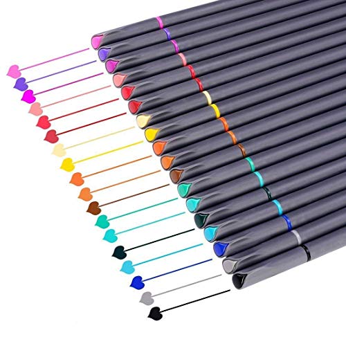 iBayam Journal Planner Pens Colored Pens Fine Point Markers Fine Tip Drawing Pen Porous Fineliner Pen for Journaling Writing Note Taking Calendar Coloring Art Office Back to School Supplies Multicolor - Multicolor