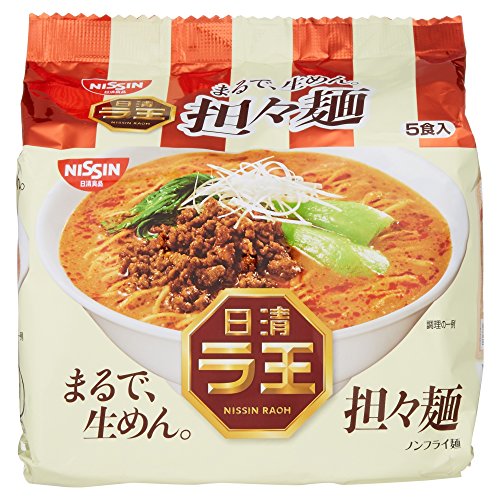 Nissin - Raoh Japanese Instant Ramen Dandan Noodles 17.1oz (For 5 Bowls) - 484.8 g (1er Pack)