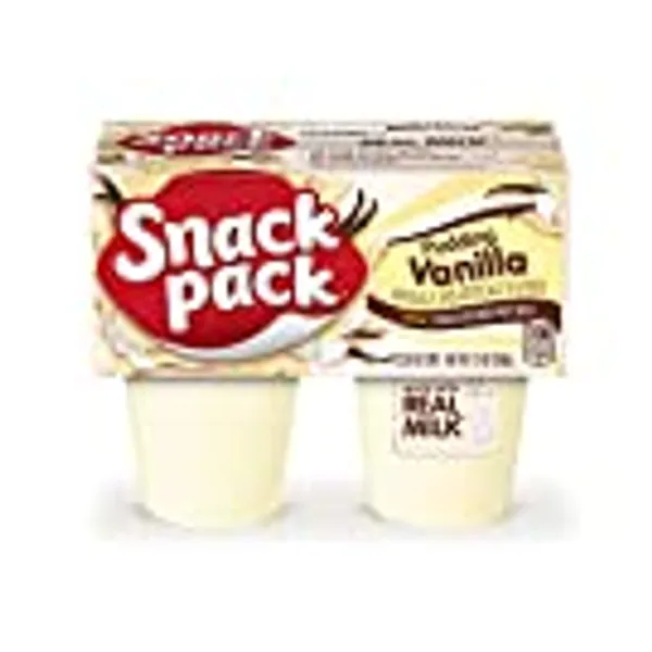 Snack Pack Pie Pudding Cups, Vanilla, 4 - 3.25 Ounce