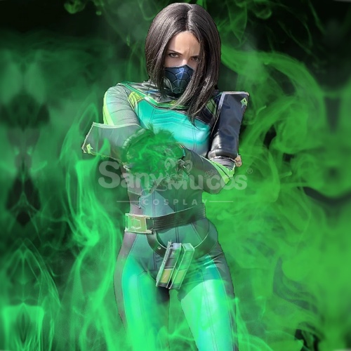 Game Valorant Snake Sabine Women Assassin Viper Zentai Bodysuit Cosplay Costume - XS