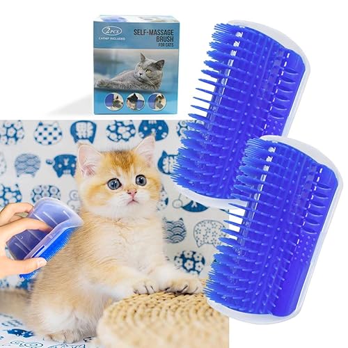 2 Pack Self Grooming Wall Brush 