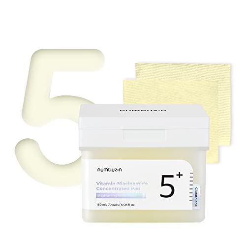 numbuzin No.5+ Niacinamide Concentrated Toner Pad 