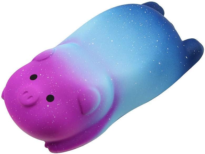 Small Wrist Rest Mouse Pad, Mini Cute Pig Ergonomic Mousepad Memory Foam Design Pig Shape Wrist Support Pillow Rest Cushion Mat for Office Computer Laptop,Comfortable and Pain Relief(Starry Sky) - Starry Sky