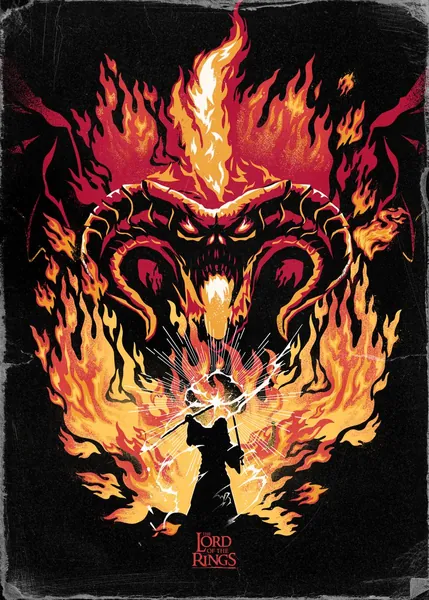 You Shall Not Pass - Metal Displate