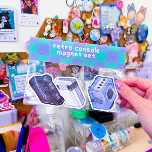 Retro Consoles Magnets