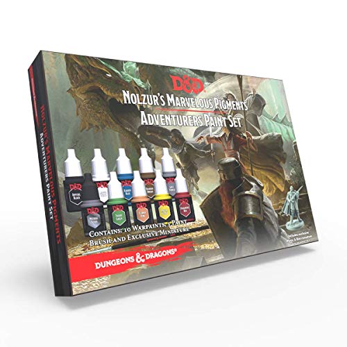 The Army Painter Dungeons and Dragons Official Line Adventurer's Painting Supplies, Craft & Wood Paint, Acrylic Paint Set - Adventurer's Paint Set