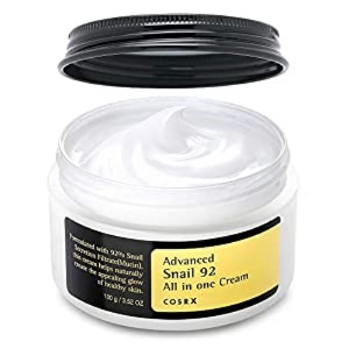 COSRX Snail Mucin 92% Repair Cream 3.52 oz, Daily Face Gel Moisturizer for Dry Skin, Sensitive Skin, Not Tested on Animals, No Parabens, No Sulfates, No Phthalates, Korean Skincare (Small, 3.52 OZ) - 3.52 Ounce (Pack of 1)