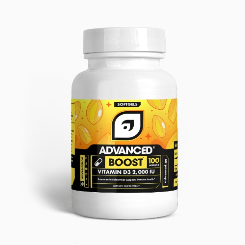 ADVANCED® Boost Vitamin D3 2,000 IU Softgels