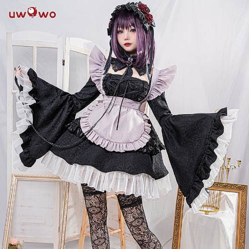 【In Stock】Uwowo Anime My Dress-Up Darling Shizuku-Tan Marin Kitagawa 2-in-1 Maid&Lingerie Cosplay Costume - 【Pre-sale】XL