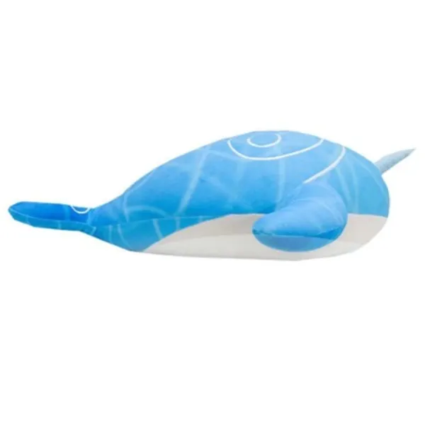 Huoqilin Genshin Impact Sky-Swallowing Blue Whale Plush Toy Doll for Hugging Pillow Decorations Cosplay,39.3 inch