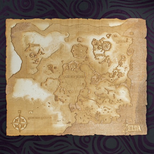 Carte Zelda Breath of the Wild