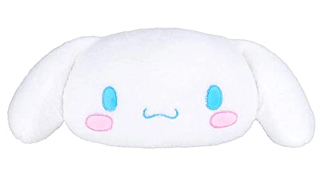 Roffatide Anime Cinnamoroll White Dog Car Neck Pillow 1 Pcs Plush Auto Head Neck Rest Cushion for Chairs, Recliners, Driving Seats