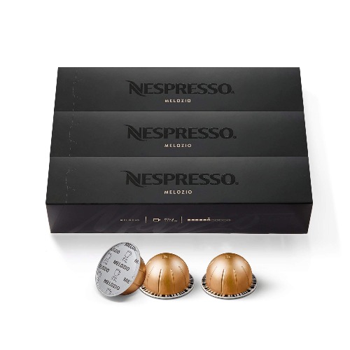 Nespresso Capsules VertuoLine, Melozio, Medium Roast Coffee, 30 Count Coffee Pods, Brews 7.77 Ounce - Melozio 10 Count (Pack of 3)