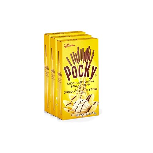 Glico Pocky Chocolate Banana 210g (Pack of 3)