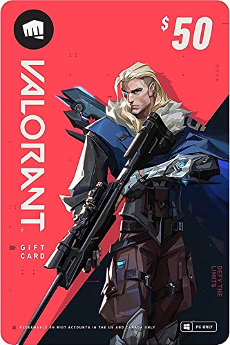 VALORANT $50 Gift Card - PC [Online Game Code] - Online Game Code - 50