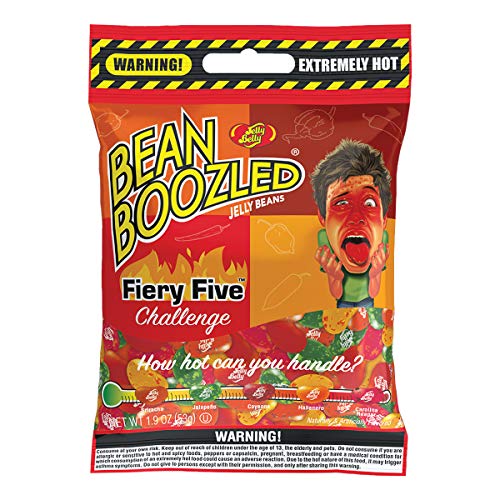 Jelly Belly BeanBoozled Fiery Five Bag - 1.9 oz - Genuine, Official, Straight from the Source - 1.9 Ounce (Pack of 1)