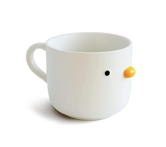 TULANDOT Kreative Ente Tasse & Keramik Tasse & Hühner Tasse & Cute Kaffeetassen & 3D Duck Mug,Perfekt für Eine Cappuccino Tassen Tolles Geschenk für Kaffeeliebhaber - 650ml