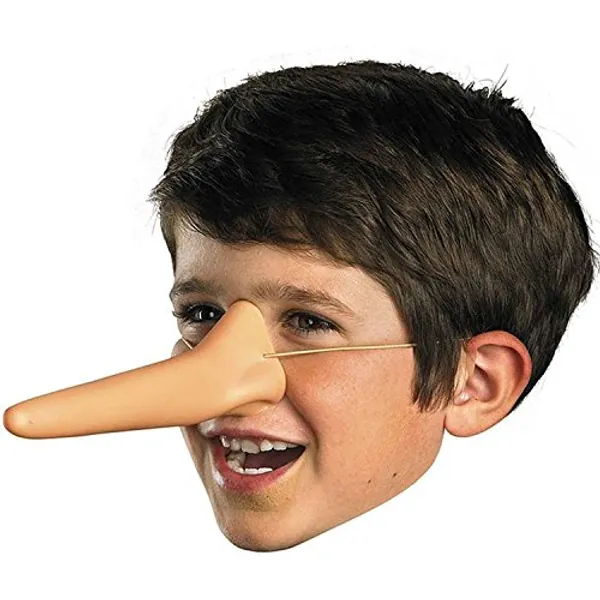 Child Pinocchio Nose - One Size - Flesh Toned