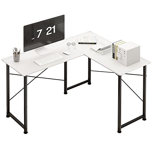 Mexin Small L Shaped Computer Desk, 49.6 Inch Corner Desk Table