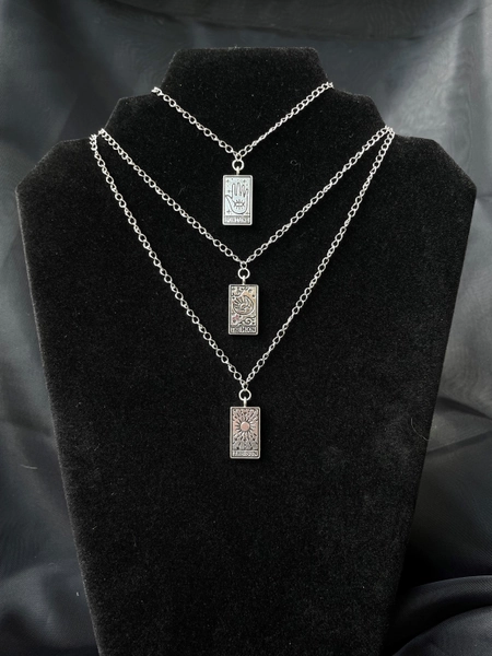 tarot card necklace | cute charm astrology jewelry