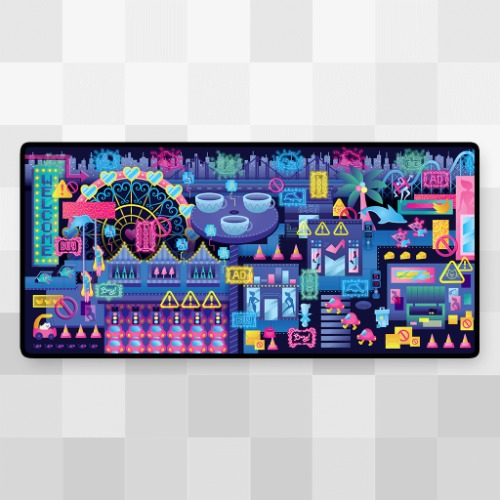 Cyber City Desk Mat | Default Title