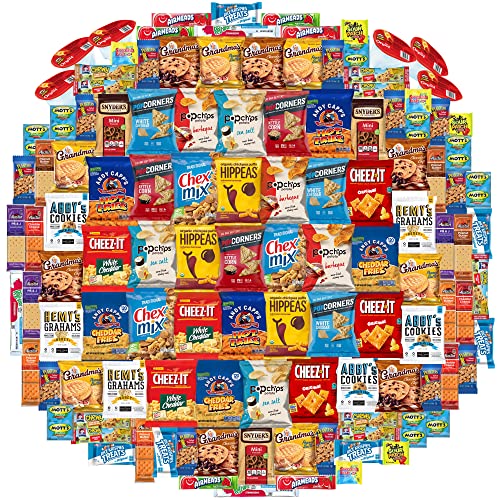 Snack Chest Care Package (120 Count) Variety Snacks Gift Box - College Students, Military, Work or Home - Over 9 Pounds of Chips, Cookies, & Snacks! - 120 Count