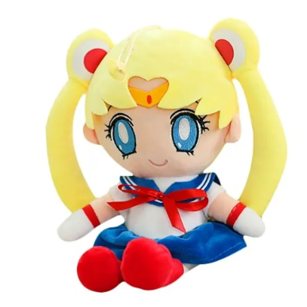 Sailor Moon and Sailor Chibi Moon Stuffed Plush Anime Cosplay Plush Toy