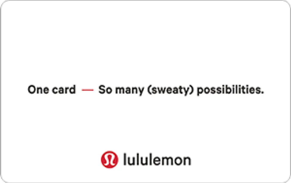 Lululemon US $100 Gift Card
