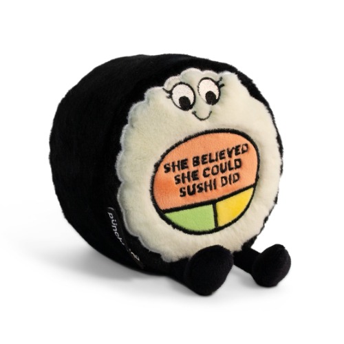 "She Believed She Could Sushi Did" Sushi Plush