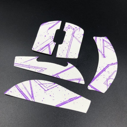 BTL Mouse Grip Tape for G Pro X Superlight (White/Purple) - white/purple