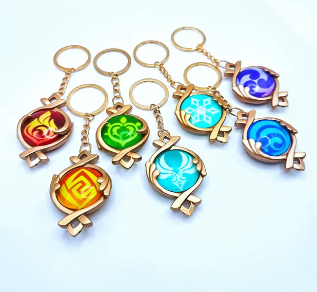 Metal Mondstadt Pyro Vision - Genshin Impact