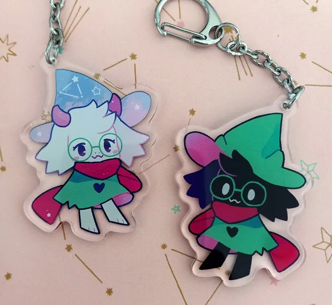 Ralsei Charm Keychain | Deltarune