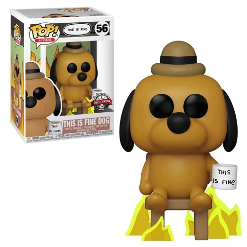 This is Fine Dog Funko Pop! Vinyl Figure - Entertainment Earth Exclusive
