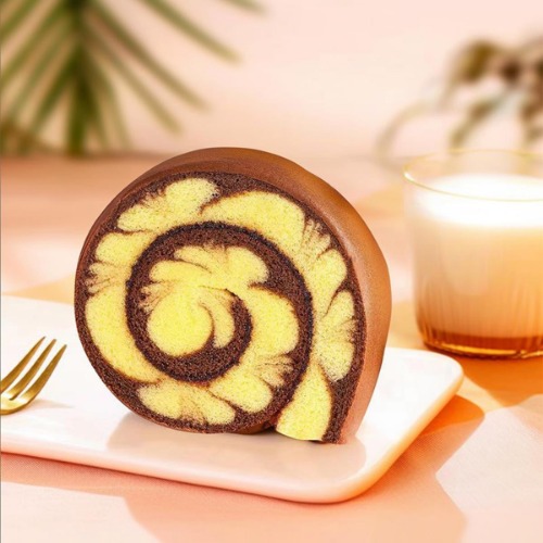 Ovaltine Cake Roll - Chocolate Cake, 1 Piece