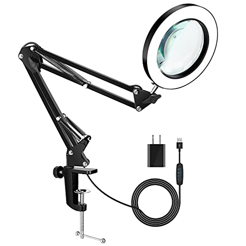 Magnifying Glass with Light and Stand